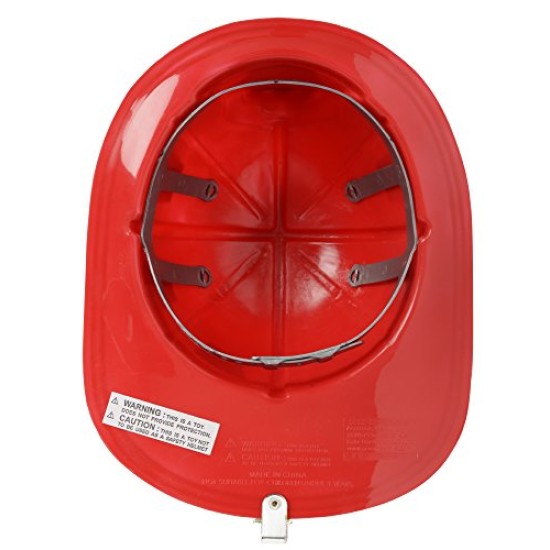 Chapéu Bombeiro Luxo Infantil Vermelho
