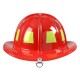 Chapéu Bombeiro Luxo Infantil Vermelho