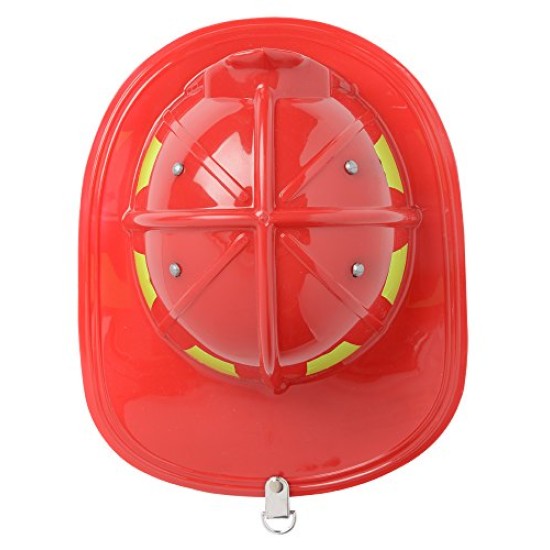 Chapéu Bombeiro Luxo Infantil Vermelho