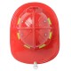 Chapéu Bombeiro Luxo Infantil Vermelho