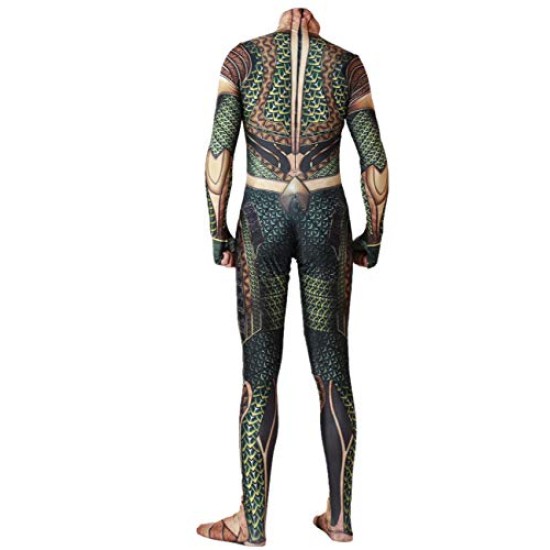 Fantasia Aquaman Luxo Adulto Spandex
