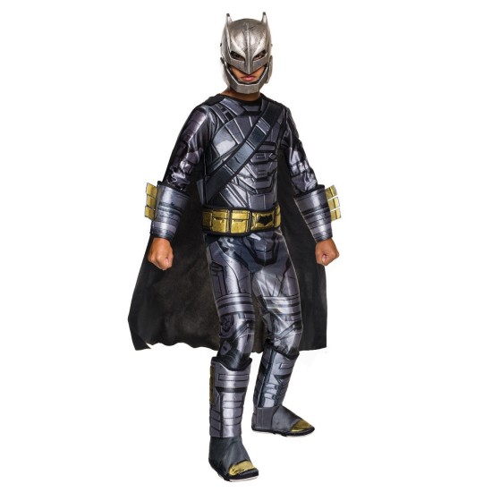 Fantasia Batman Armadura A Origem da Justiça Infantil Luxo
