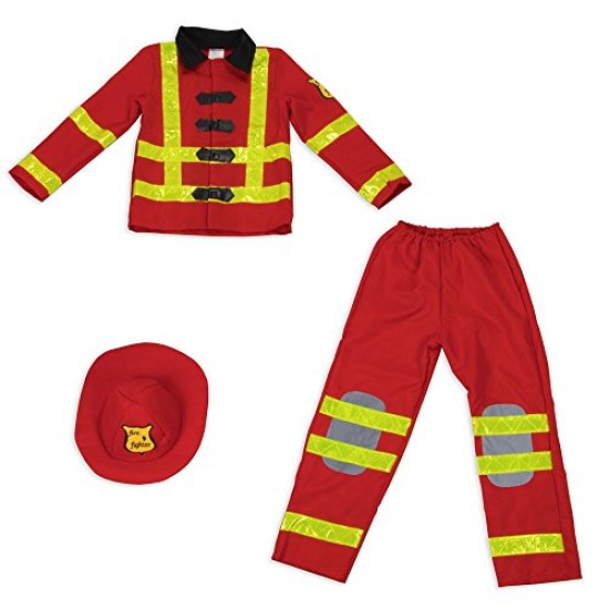 Fantasia Bombeiro Luxo Infantil