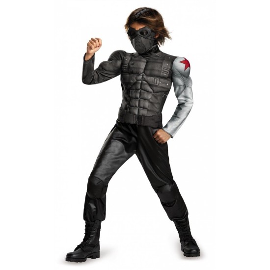 Fantasia Bucky Capitão América O Soldado do Inverno Infantil
