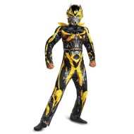 Fantasia Bumblebee Infantil Musculos Transformers A Era da Extinção