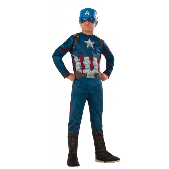 Fantasia Capitão América Guerra Civil Infantil
