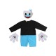 Fantasia Cuphead Mugman Infantil Azul