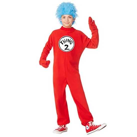 Fantasia Dr. Seuss Thing 3 Infantil Luxo