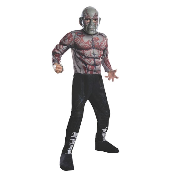 Fantasia Drax Guardiões da Galáxia 2 Infantil Luxo