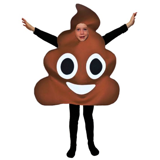Fantasia Emoji Cocô Infantil Luxo