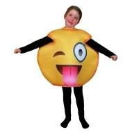 Fantasia Emoji Piscando Infantil Luxo