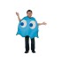 Fantasia Fantasma Azul PacMan Luxo Infantil