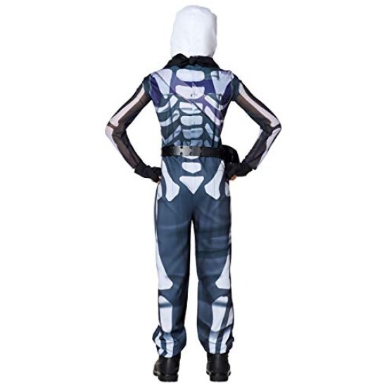 Fantasia Fortnite Skin Skull Trooper Infantil Luxo   