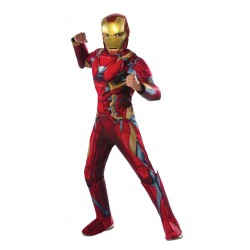 Fantasia homem de Ferro Guerra Civil Infantil Luxo