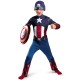 Fantasia Infantil Capitão América Luxo Os Vingadores