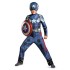 Fantasia Infantil Capitão América Luxo Os Vingadores