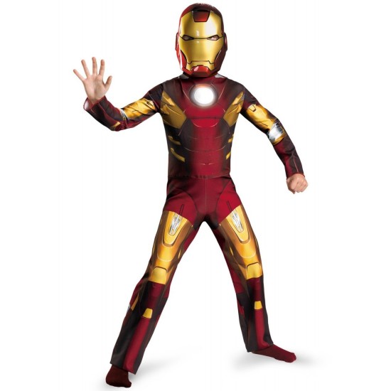 Fantasia Infantil Homem de Ferro Iron Man Os Vingadores