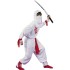 Fantasia Infantil Ninja Dragão Branco