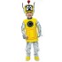 Fantasia Infantil Plex o Robô Amarelo Yo Gabba Gabba