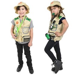 Fantasia Infantil Safári Explorador Luxo