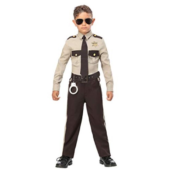 Fantasia Infantil Sheriff Policial Luxo