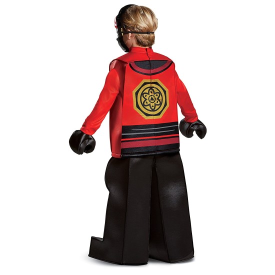 Fantasia Kai Ninjago Lego Luxo Infantil Filme