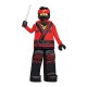 Fantasia Kai Ninjago Lego Luxo Infantil Filme