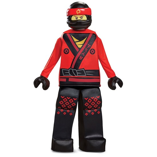 Fantasia Kai Ninjago Lego Luxo Infantil Filme