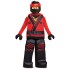 Fantasia Kai Ninjago Lego Luxo Infantil Filme