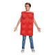 Fantasia Lego Vermelho Infantil