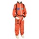 Fantasia Macacão de Astronauta Infantil Laranja