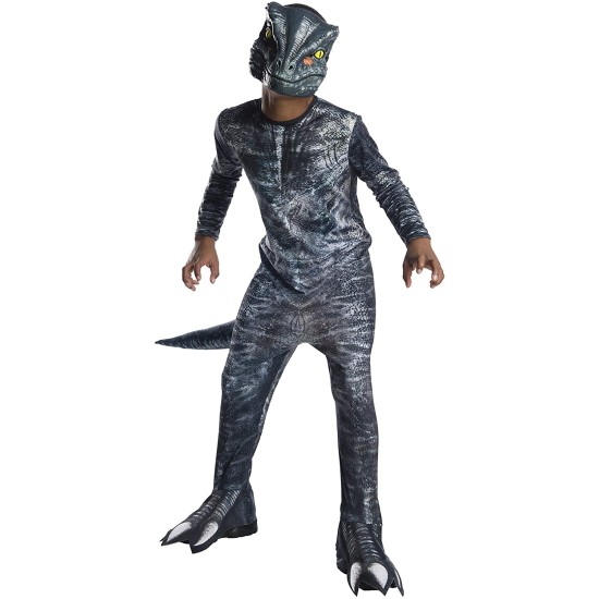 Fantasia Mundo Jurássico Reino Caído Velociraptor Infantil