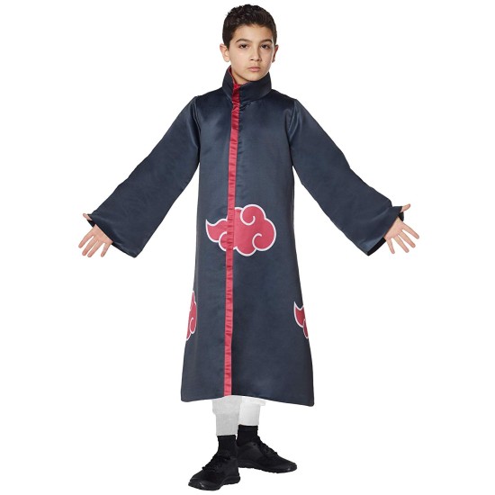Fantasia Naruto Anime Akatsuki Infantil Luxo