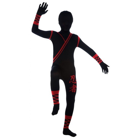 Fantasia Ninja Master Spandex Infantil