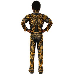 Fantasia Pantera Negra Amarelo Infantil Luxo