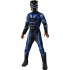 Fantasia Pantera Negra Azul Infantil Luxo