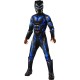 Fantasia Pantera Negra Azul Infantil Luxo