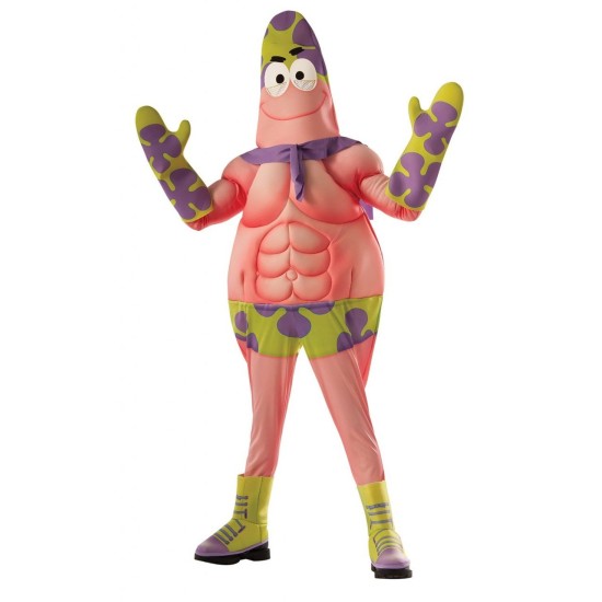 Fantasia Patrick Infantil Bob Esponja Um Herói Fora da Água