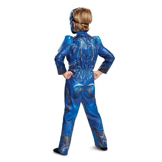 Fantasia Power Rangers Azul Filme Músculos Infantil