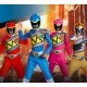 Fantasia Power Rangers Dino Charger Azul Clássica