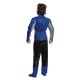 Fantasia Power Rangers Morfador Azul Luxo Infantil