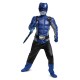 Fantasia Power Rangers Morfador Azul Luxo Infantil