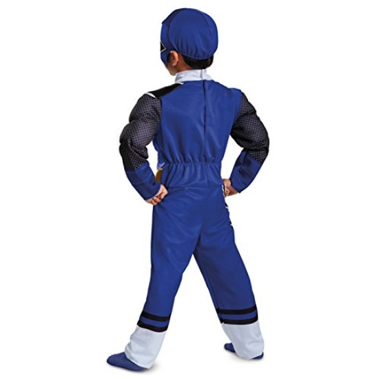 Fantasia Power Rangers Ninja Azul Infantil