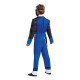Fantasia Power Rangers Ninja Azul Luxo Infantil