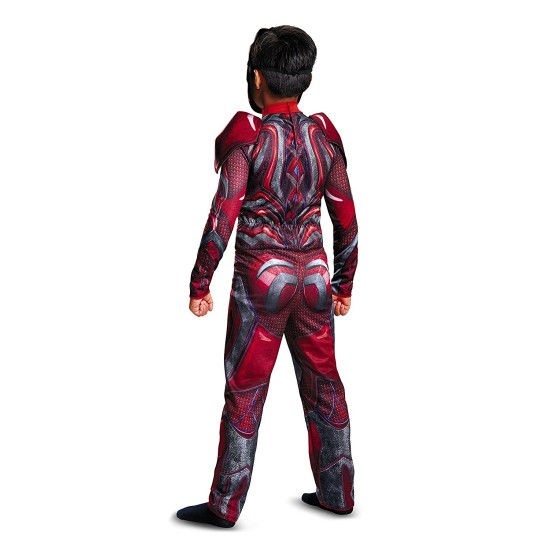 Fantasia Power Rangers Vermelha Filme Músculos Infantil