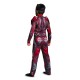 Fantasia Power Rangers Vermelha Filme Músculos Infantil
