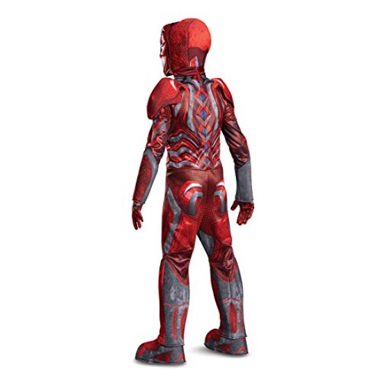 Fantasia Power Rangers Vermelha Filme Músculos Infantil Elite