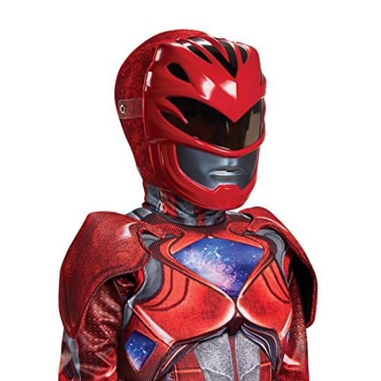 Fantasia Power Rangers Vermelha Filme Músculos Infantil Elite