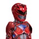Fantasia Power Rangers Vermelha Filme Músculos Infantil Elite