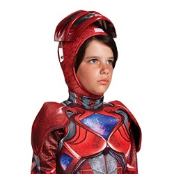 Fantasia Power Rangers Vermelha Filme Músculos Infantil Elite